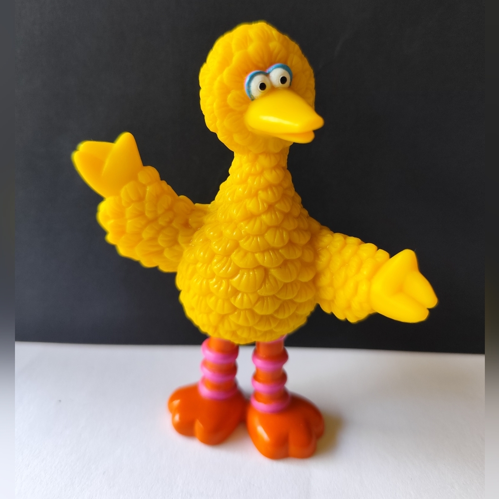 3/$25💙Vintage Henson Sesame Street Big Bird Muppet PVC Figure